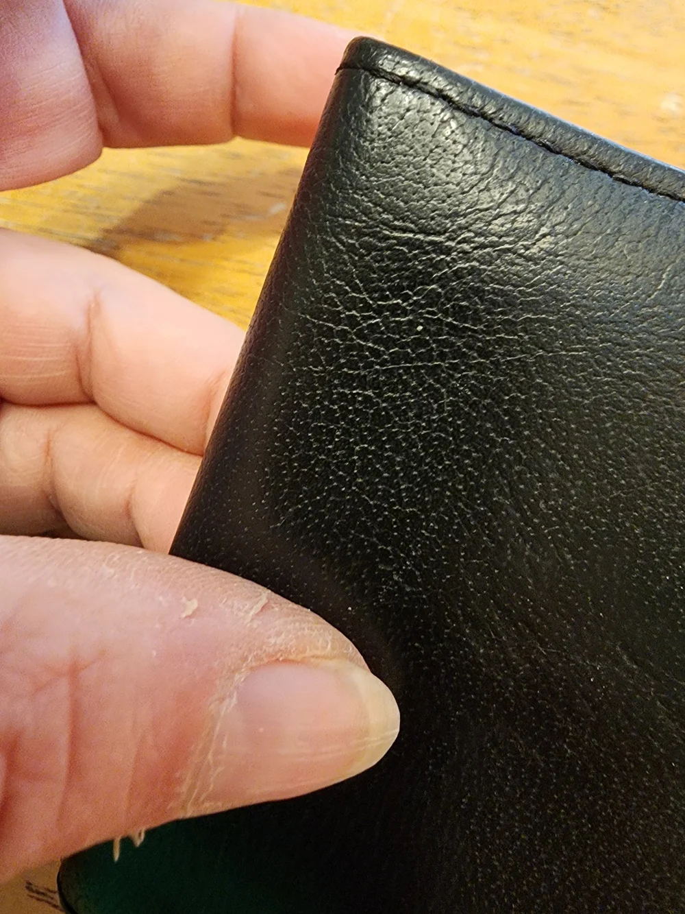Coach Black Leather Men's Bi-Fold Leather Wallet